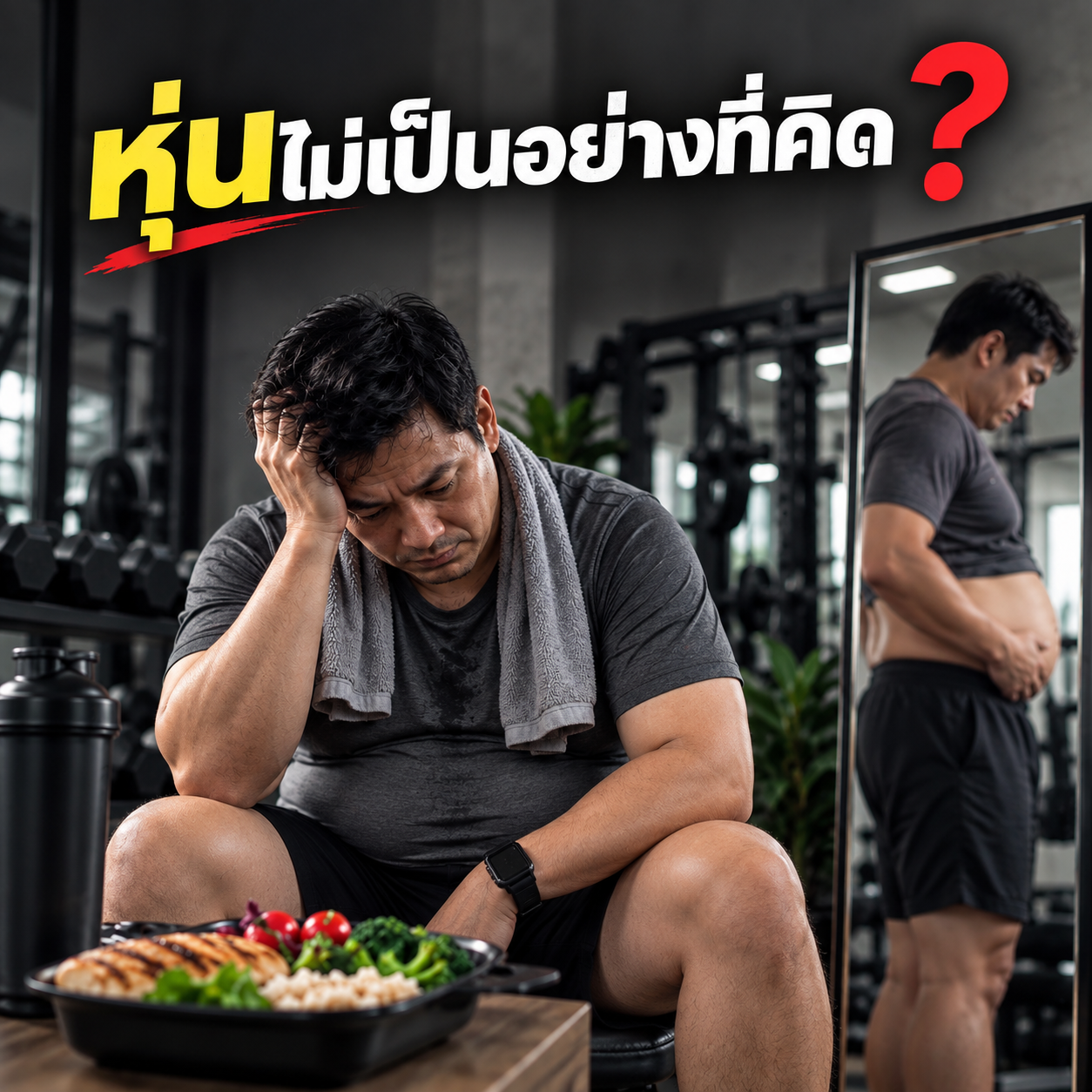 อยากลดพุง ทำไมยากจัง